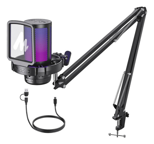 Micrófono Condensador Maono Con Cancelación De