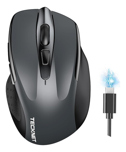 Ratón Inalámbrico Tecknet (bt5.0/3.0 Y 2.4g)